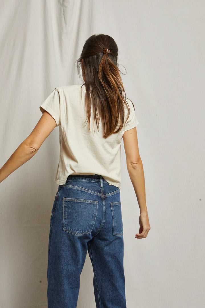 Perfect White Tee - Alanis Recycled Cotton V-Neck