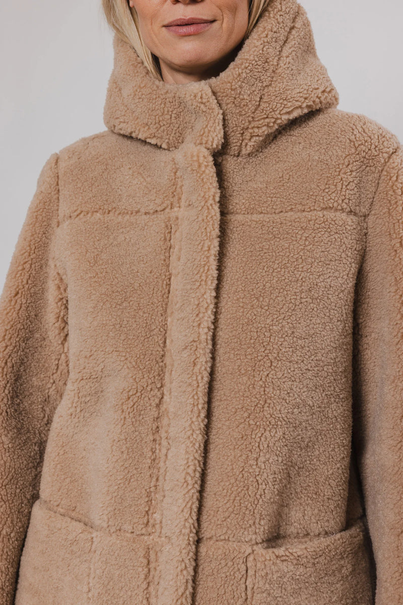 Rino & Pelle - Alina Reversible Hooded Coat (Sand)