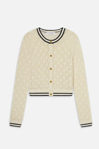 Frame - The Rookie Cardigan (cream multi)