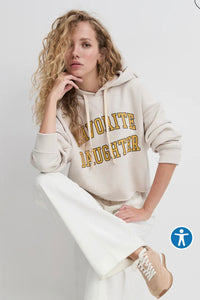 Favorite Daughter - The Cropped Collegiate Hoodie