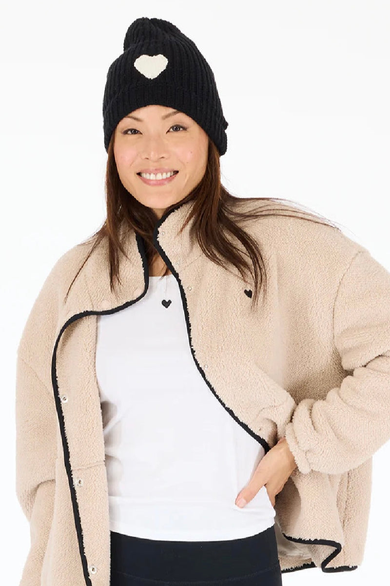 Kerri Rosenthal - Love Beanie (black)