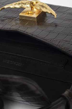 Zadig & Voltaire - Le Zazi Embossed Croco Bag (wood)