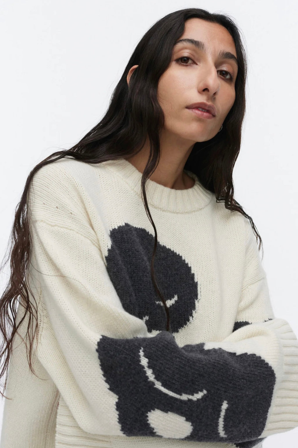 Marimekko - Luonto Tumma Wool Pullover
