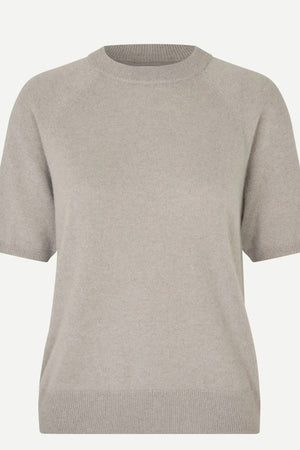 Samsoe Samsoe - Saboston Knit Tee (elephant skin)