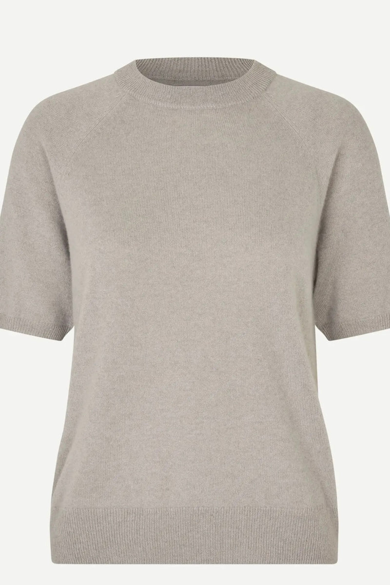 Samsoe Samsoe - Saboston Knit Tee (elephant skin)