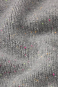 Frame - The Cashmere Fleck Cardi (silver)