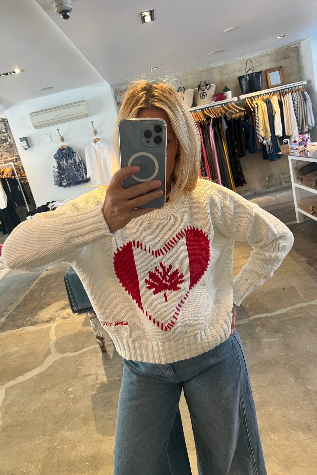 Kerri Rosenthal - Canadian Heart Sweater