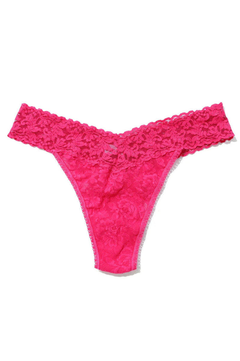 Hanky Panky - Signature Lace Original Rise Thong - Sweet Tart