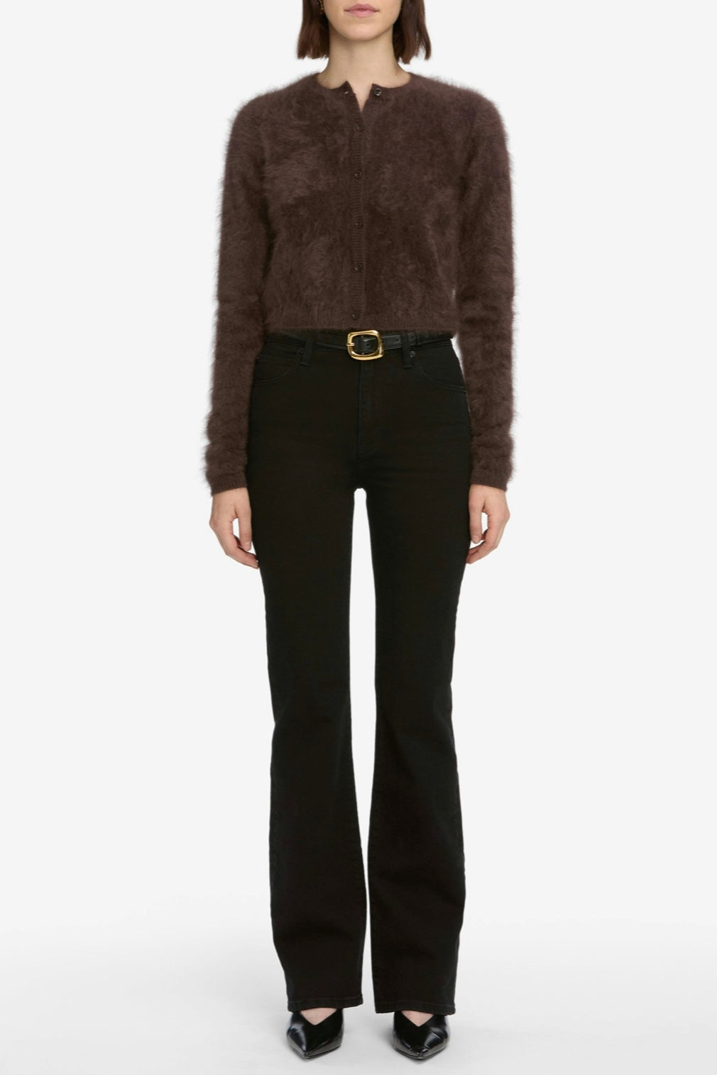 Frame - The Teddy Cardi (coffee) PRE-ORDER*