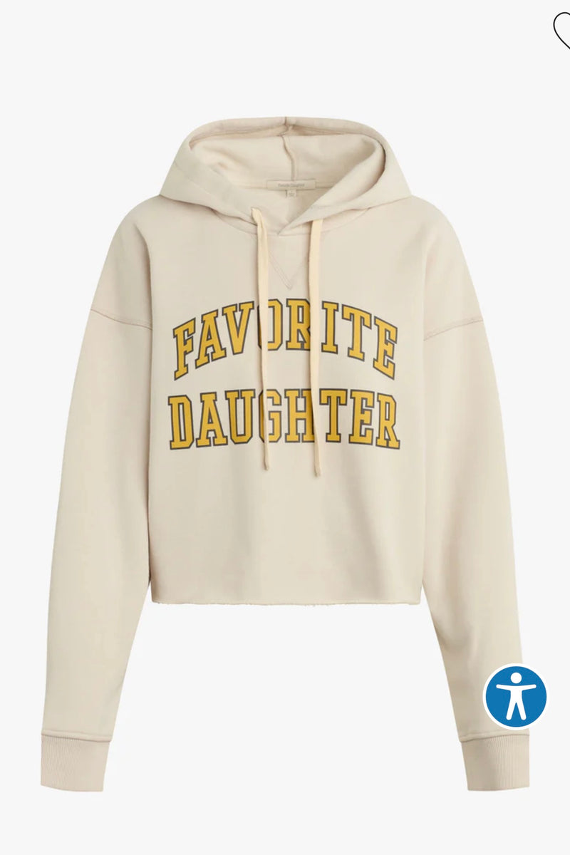 Favorite Daughter - The Cropped Collegiate Hoodie