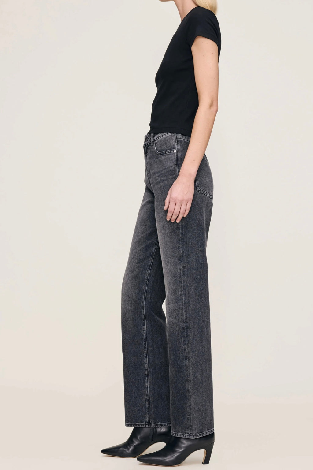 DL1961 - Karmine Refined Wide Leg (Night Shade - 31" Length)