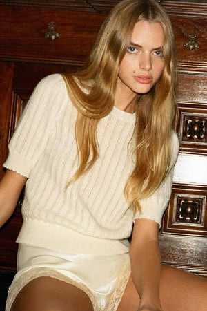 Frame - The Ladder Pointelle Sweater