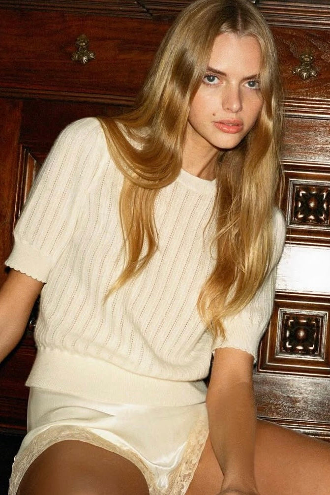 Frame - The Ladder Pointelle Sweater