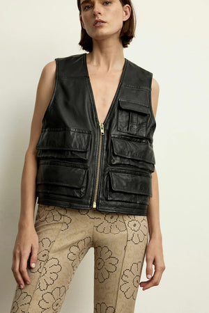 Smythe - Leather Cargo Vest - SP25014