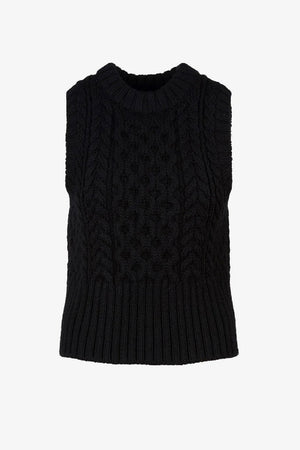 Smythe - Cableknit Crewneck Vest - FA25004