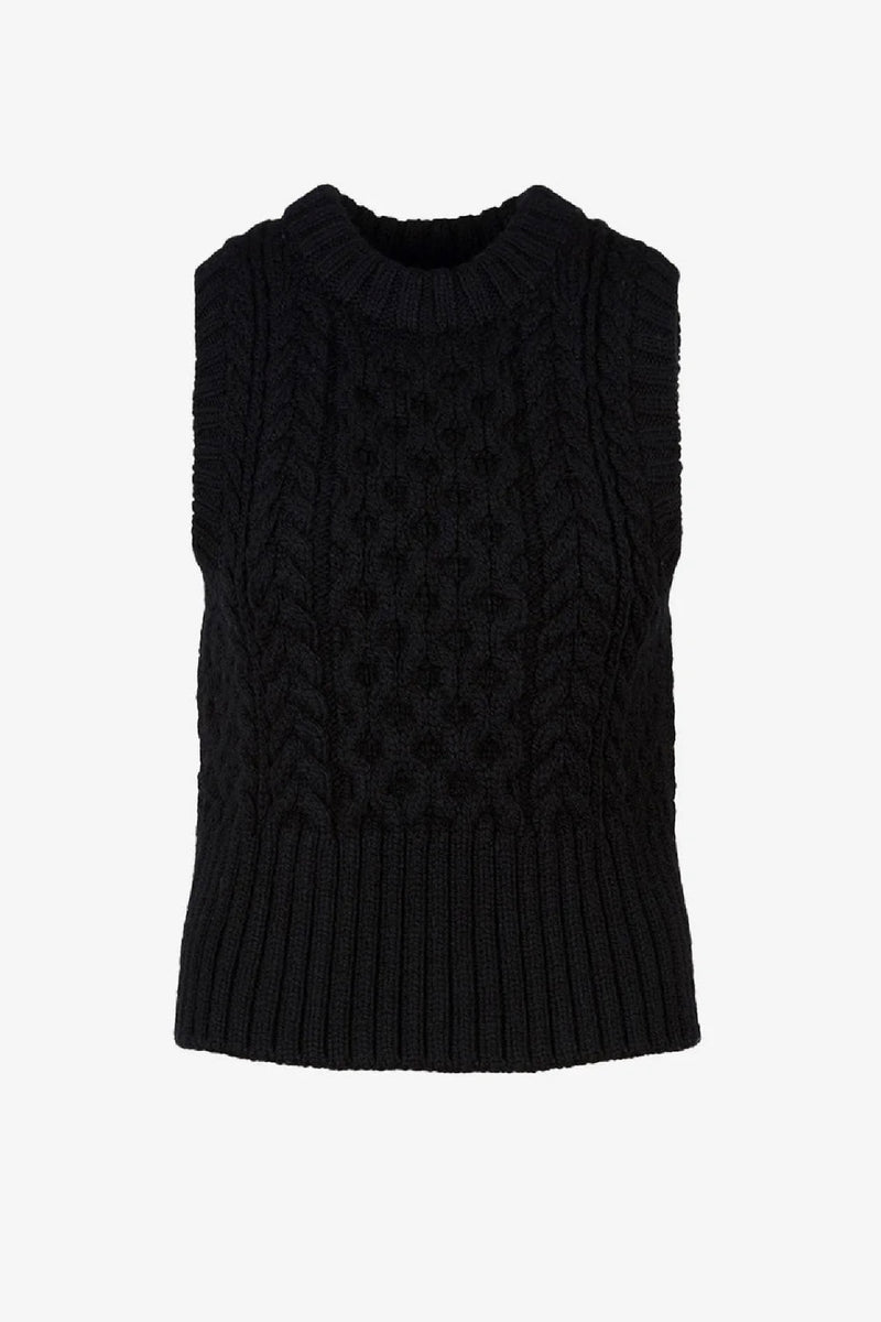 Smythe - Cableknit Crewneck Vest - FA25004