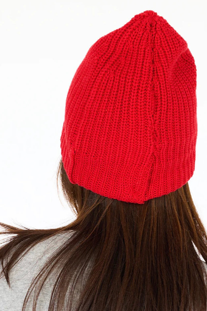Kerri Rosenthal - Love Beanie (cherry)