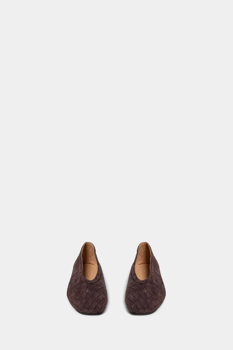 Sofie Schnoor - Ana Ballerina (dark brown suede)
