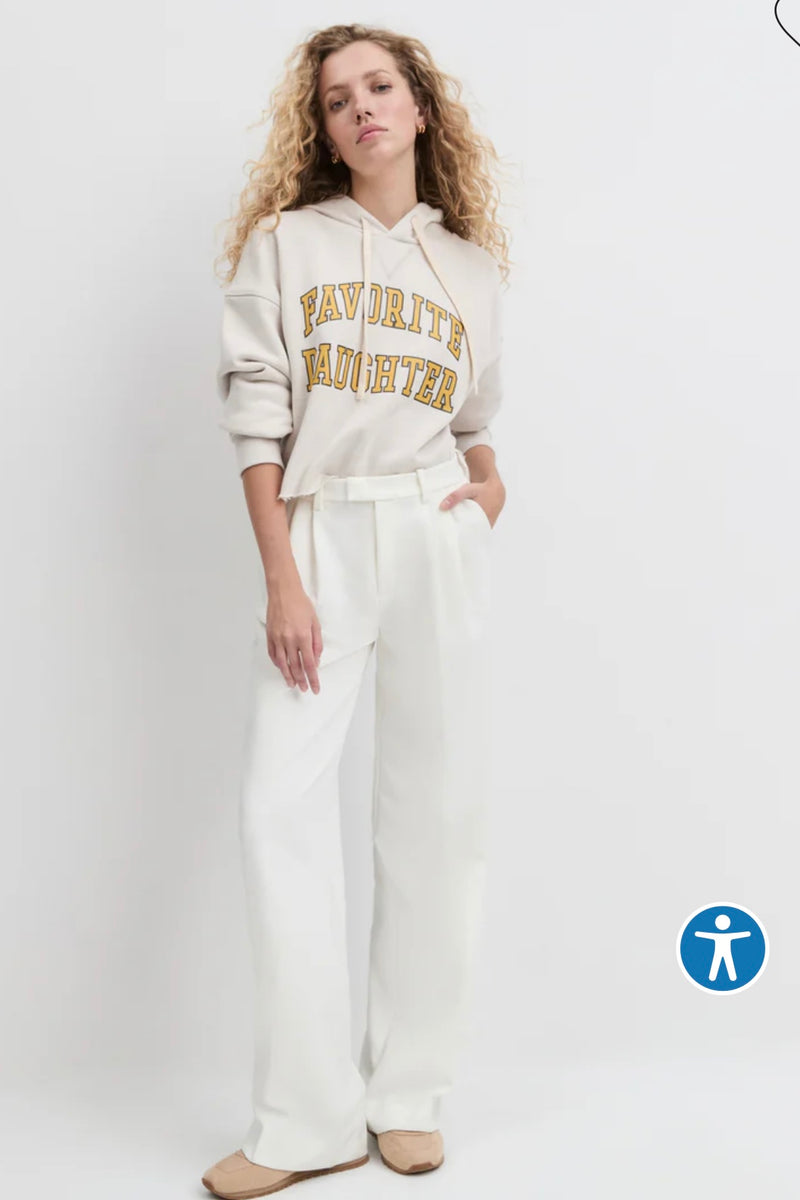 Favorite Daughter - The Cropped Collegiate Hoodie