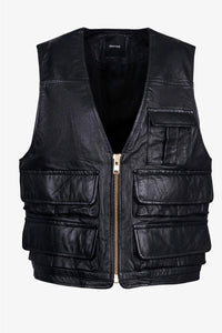 Smythe - Leather Cargo Vest - SP25014