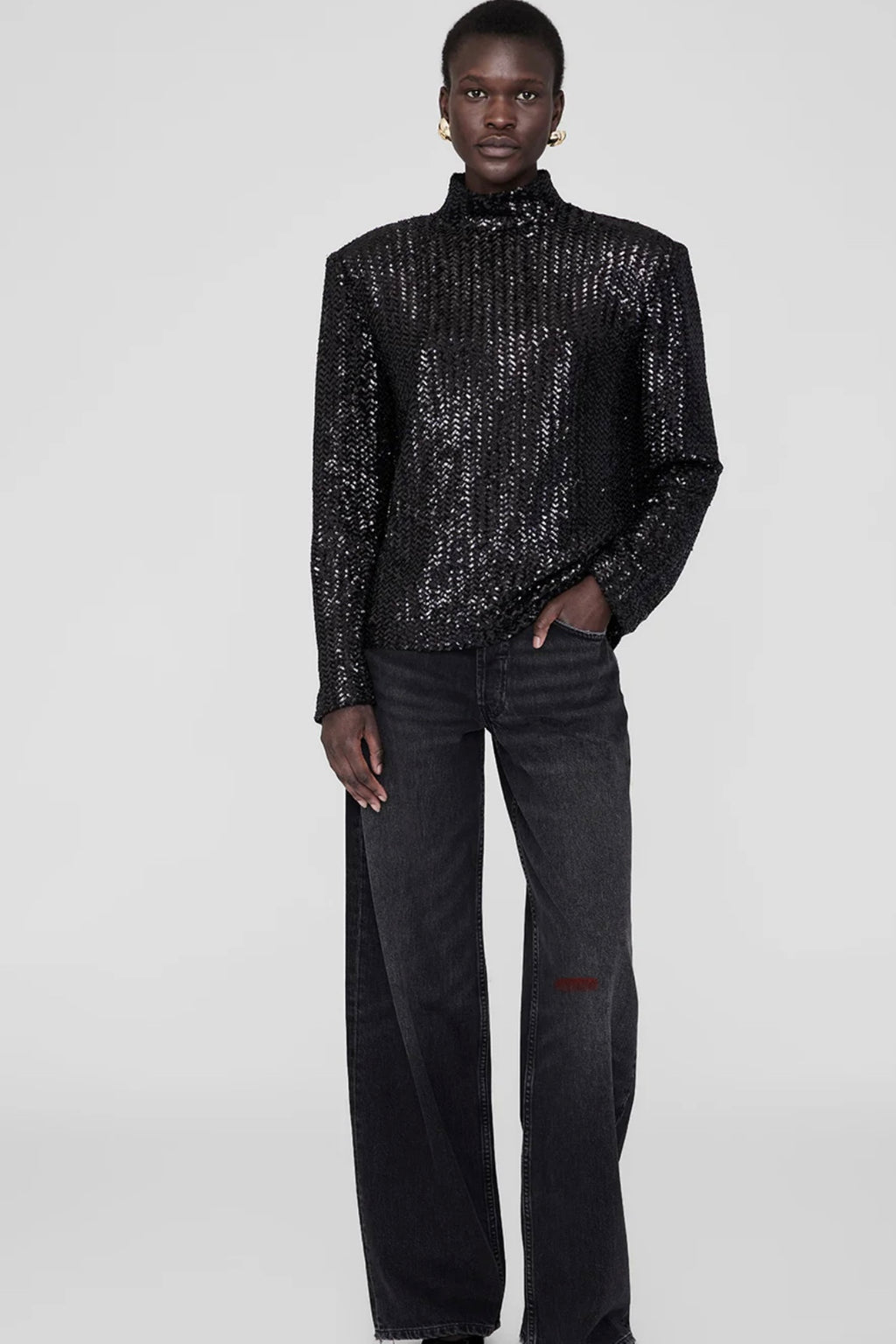 Anine Bing - Josephine Sequined Top