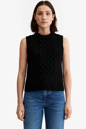 Smythe - Cableknit Crewneck Vest - FA25004