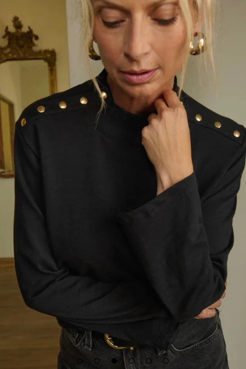 Nation LTD. - Neda Long Sleeve (jet black)