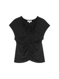 Nation LTD. - Dona V-Neck Top (Jet Black)