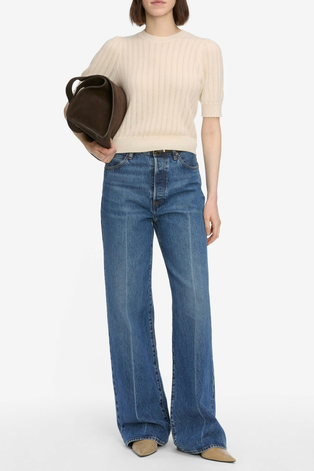 Frame - The Ladder Pointelle Sweater