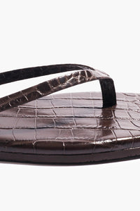 TKees - Square Toe Lily (carob croc)