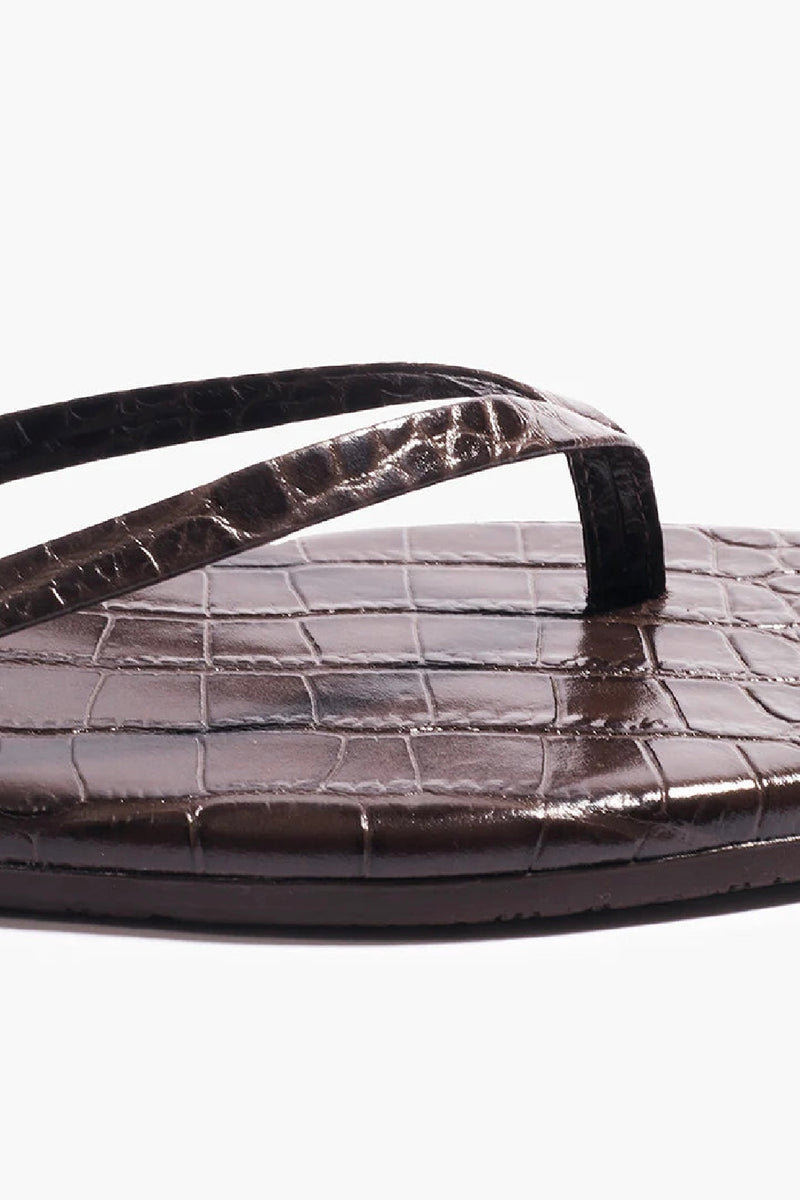 TKees - Square Toe Lily (carob croc)