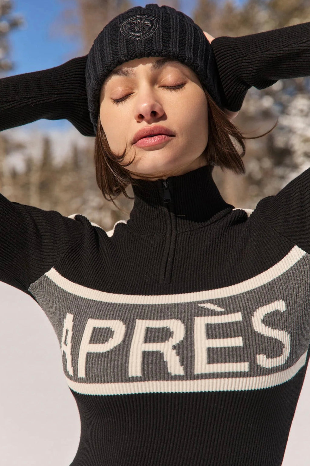 Alp N Rock - Kate 1/4 Zip Sweater (black)