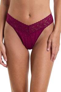 Hanky Panky - Signature Lace Original Rise Thong - Sugar Plum