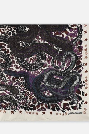 Zadig & Voltaire - Blondie 85 Snakes Scarf
