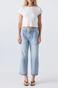 AMO Denim - Easy Army Slouch Crop (Enjoy)