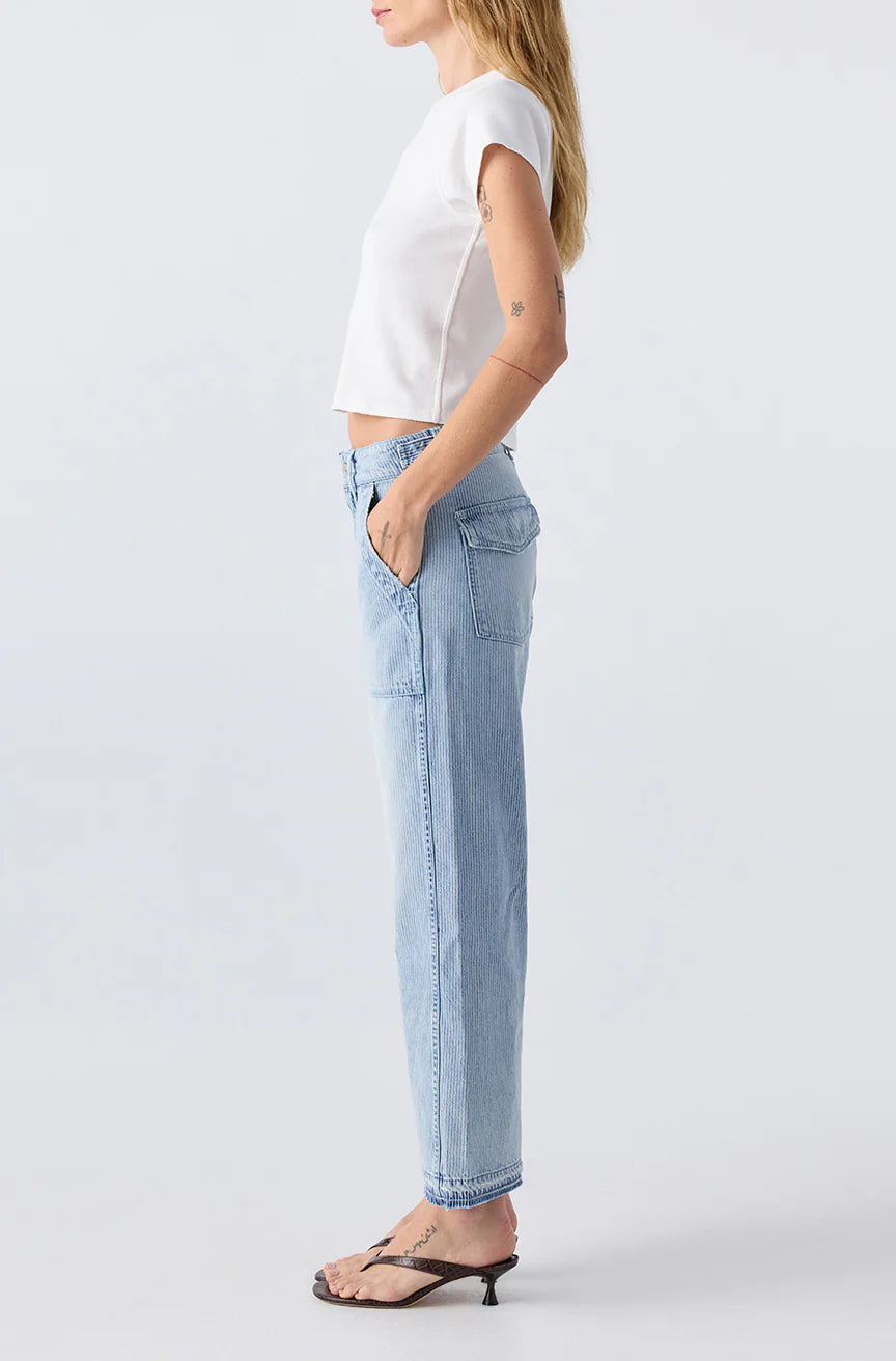 AMO Denim - Easy Army Slouch Crop (Enjoy)