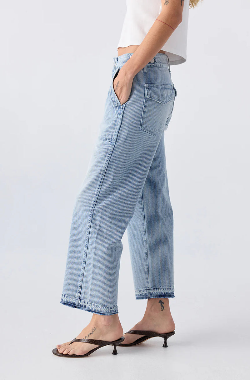 AMO Denim - Easy Army Slouch Crop (Enjoy)