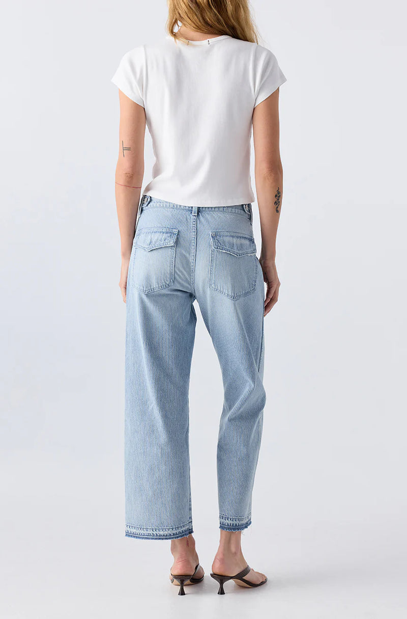 AMO Denim - Easy Army Slouch Crop (Enjoy)