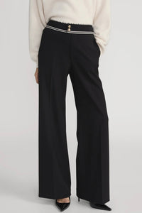 Frame - The Prim Slim Palazzo Trouser (black)