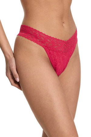 Hanky Panky - Signature Lace Original Rise Thong - Beet Juice