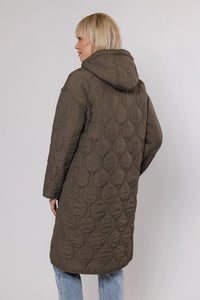 Rino & Pelle - Elfie Mid Length Hooded Coat (Hunter)