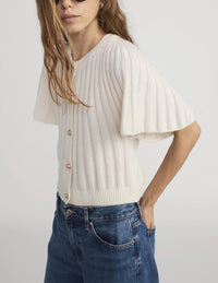 Frame - The Flutter Cardigan (cream)