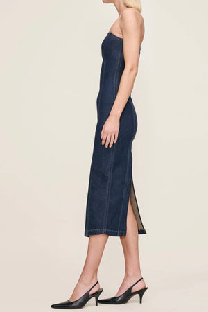 DL1961 - Esme Strapless Midi Dress (Crescent Harbor)