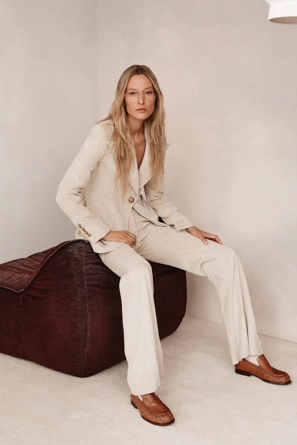 Smythe - Wide Leg Trouser - FA25048