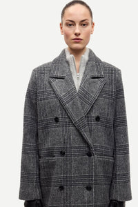 Samsoe Samsoe - Sajilla Coat (Grey Check)