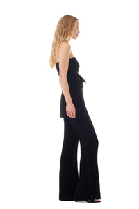 Ganni - Viscose Stretch Crepe Flared Pants