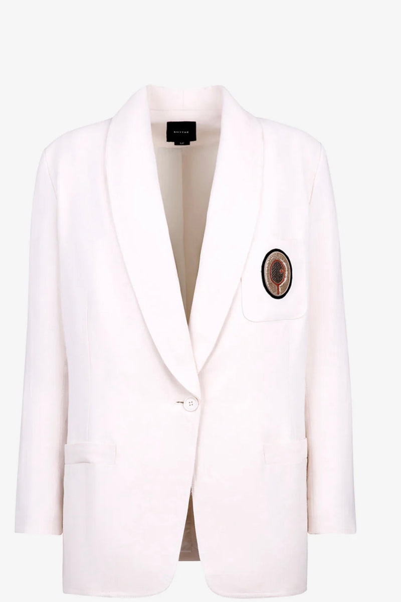Smythe - Shawl Collar Oversized Blazer - SP25041