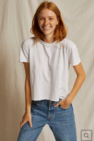 Perfect White Tee - Harley Boxy Crew Tee (white)