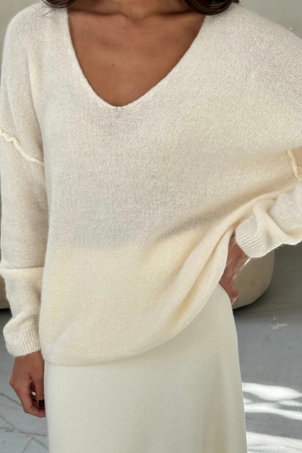 Charli - Hailey Sweater (ivory)