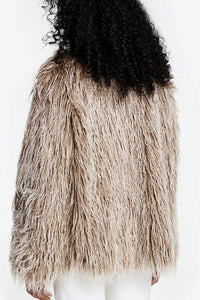 Smythe - Faux Fur Swing Jacket